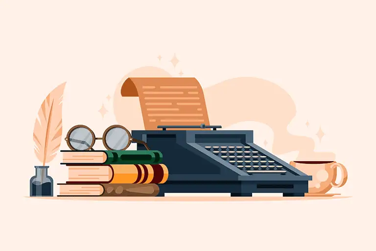 A typewriter creating key terms and conditions for a music publishing agreement