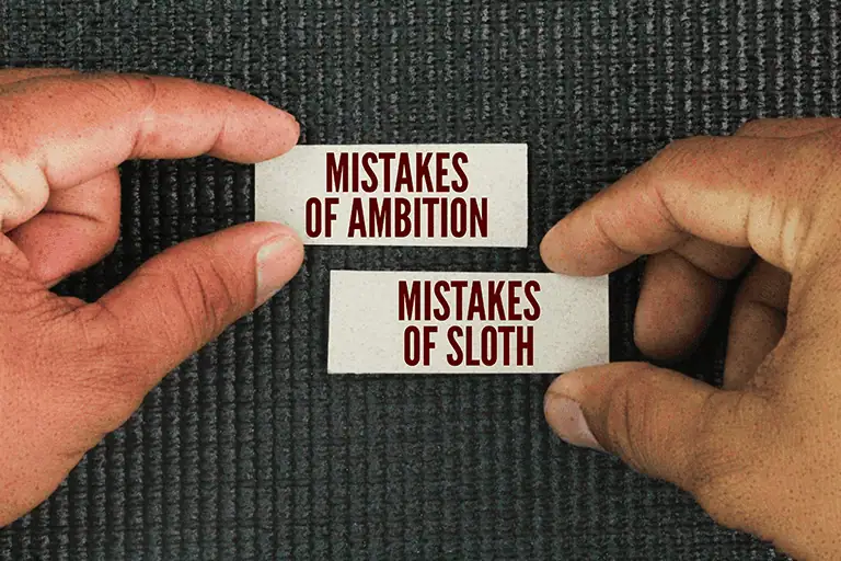 The mistakes of ambition of very different from the mistakes of sloth both are to be considered on your journey of how to build a fanbase as an independent musician in 2025