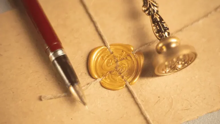 Gold wax seal on a last will representing what Spotify Verified authenticates, and what it realistically leaves artists with.