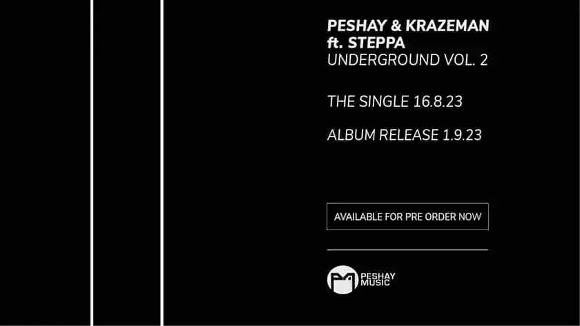 Pre Order Underground Vol. 2 by Peshay & Krazeman ft. Steppa now.